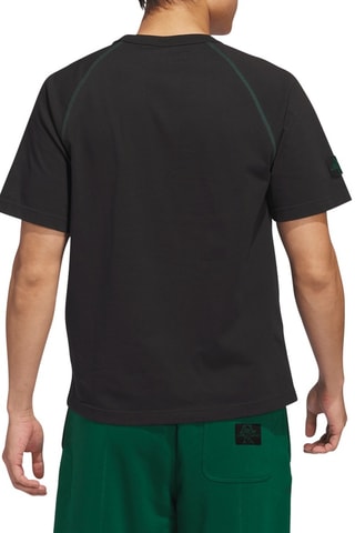 Skateboardshirt Regular Shmoofoil Featherweight - Zwart en Donkergroen