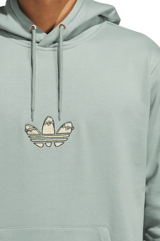 Sweater met Capuchon - Zeegroen