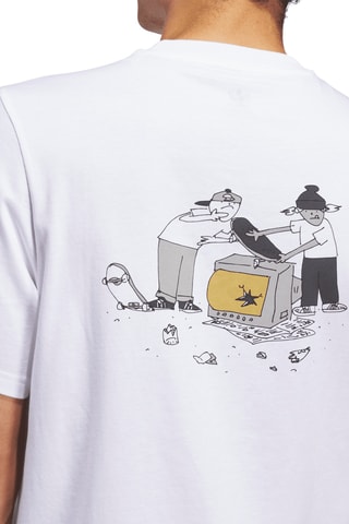 T-shirt - Wit en Donkergrijs