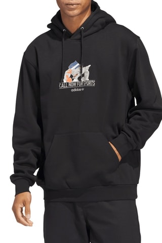 Sweater met Capuchon Call Now for Sports - Zwart