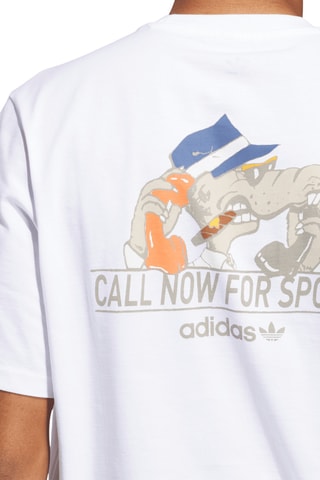 T-shirt - Wit en Kobaltblauw