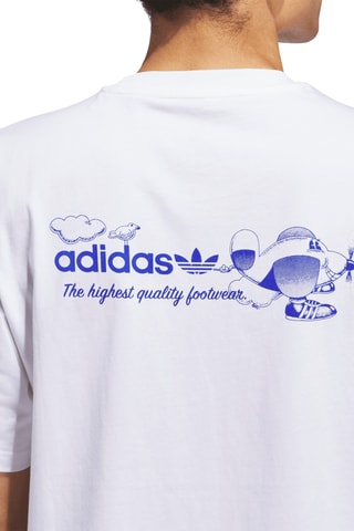 T-shirt Dog Plane - Wit