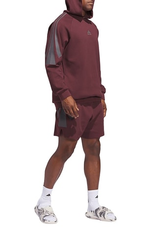 Basketbalsweater met Capuchon Spacer - Bordeauxrood