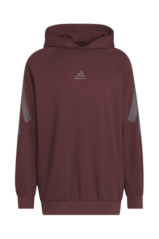 Basketbalsweater met Capuchon Spacer - Bordeauxrood