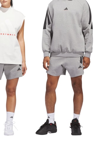 Basketbalshort Spacer - Lichtgrijs