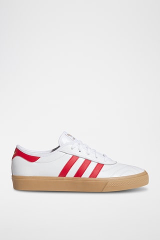 Leren Skateboardschoenen Adiease - Wit