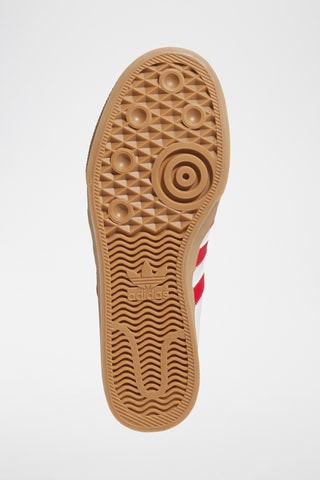 Leren Skateboardschoenen Adiease - Wit