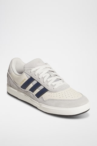 Leren Sneakers Tyshawn II - Lichtgrijs