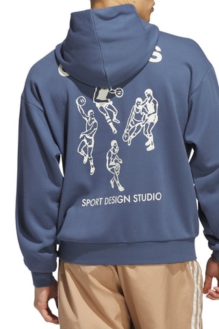 Sweater met Capuchon WWH- Kobaltblauw