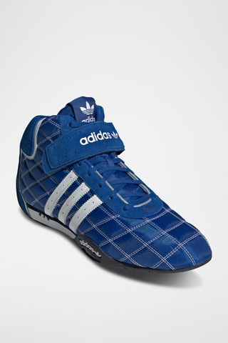 Zapatillas altas de running de piel y nobuk Adi Racer Hi - Azul rey