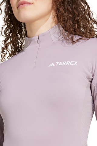 Trainingsshirt Slim Fit Terrex - Lichtpaars