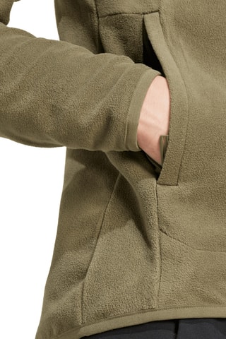 Fleece Wandeljasje - Olijfgroen