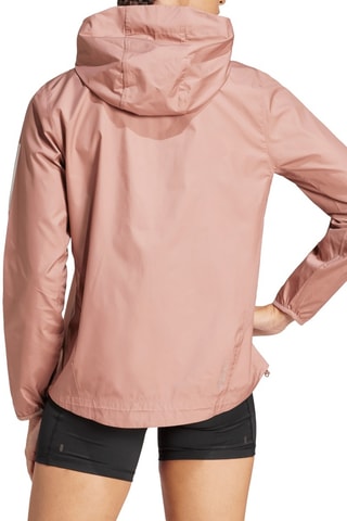 Runningjasje met Capuchon Own the Run- Poederroze