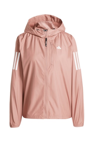 Runningjasje met Capuchon Own the Run- Poederroze