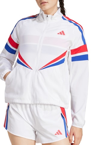 Hardloopjasje Adizero Retro - Wit en Rood