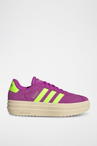 Nubuck Platform Sneakers VL Court Bold - Paars