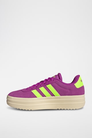 Nubuck Platform Sneakers VL Court Bold - Paars