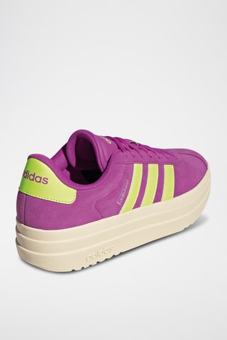 Nubuck Platform Sneakers VL Court Bold - Paars