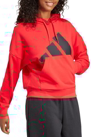 Sweater met Capuchon - Rood en Zwart