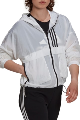 Windjack met Capuchon - Wit