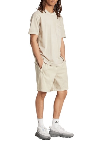 T-shirt Standaard Fit Essentials - Ecru