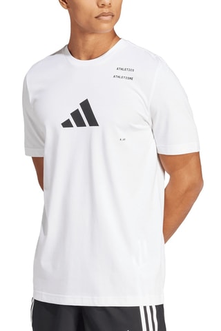 T-shirt Athletics - Wit