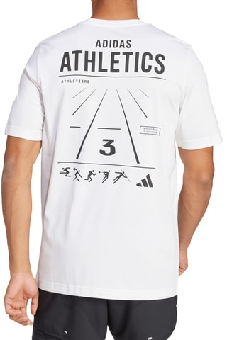 T-shirt Athletics - Wit