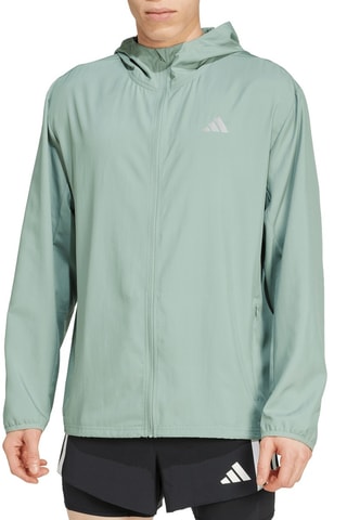 Hardloopjasje met Capuchon Run It - Zeegroen