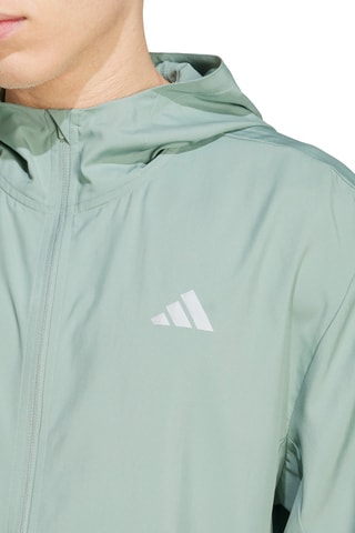 Hardloopjasje met Capuchon Run It - Zeegroen