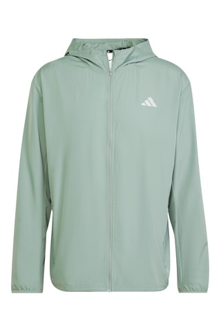 Hardloopjasje met Capuchon Run It - Zeegroen