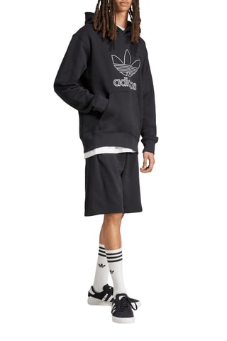 Sweater met Capuchon - Zwart en Wit