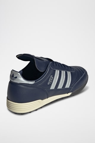 Leren Sneakers Mundial Team - Marineblauw
