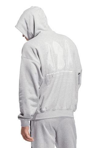 Sweater met Capuchon Anthony Edwards Seasonal - Gemêleerd Grijs