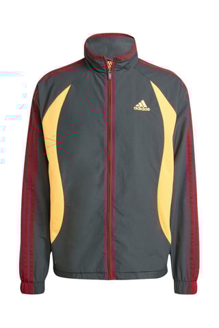 Trainingsjasje - Donkergrijs en Geel