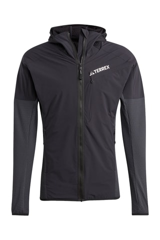 Fleece Jasje met Capuchon Terrex Techrock - Zwart
