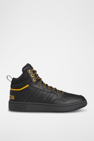 Gevoerde Hoge Sneakers Hoops 3.0 - Zwart