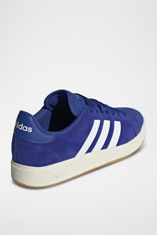 Nubuck Sneakers Grand Court Base - Donkerblauw