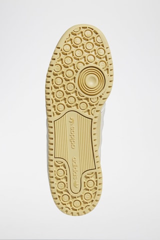 Leren Sneakers Forum Low Cl- Wit en Zachtgeel