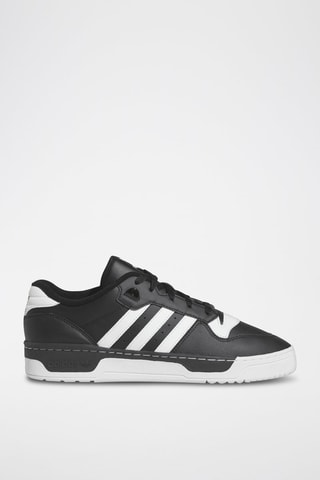 Leren Sneakers Rivarly Low - Zwart en Wit