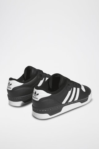 Leren Sneakers Rivarly Low - Zwart en Wit