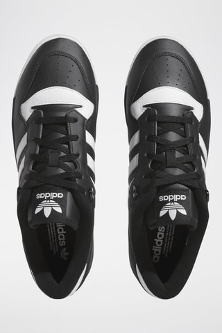 Leren Sneakers Rivarly Low - Zwart en Wit