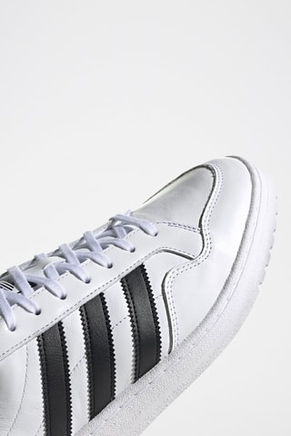 Leren Sneakers Team Court Wit