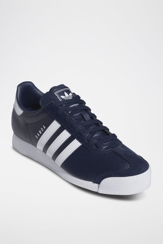 Leren Sneakers Samo - Indigoblauw