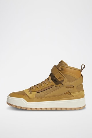 Hoge Leren Sneakers Forum - Bruin