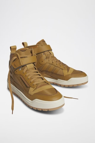 Hoge Leren Sneakers Forum - Bruin