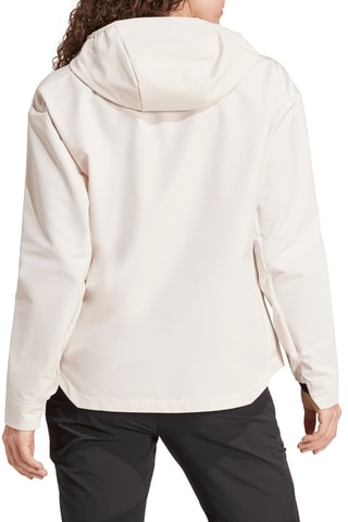 Softshell wandeljasje met capuchon W Mt Sosh ja - Lichtpaars 