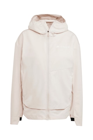 Softshell wandeljasje met capuchon W Mt Sosh ja - Lichtpaars 