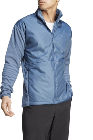 Fleece Wandeljasje MT Windfl - Blauw 