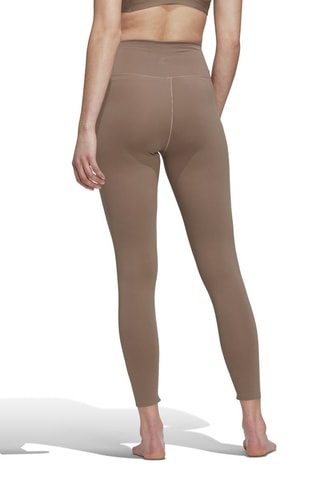 Yogalegging Hoge Taille YO Lux 78 Tig - Taupe