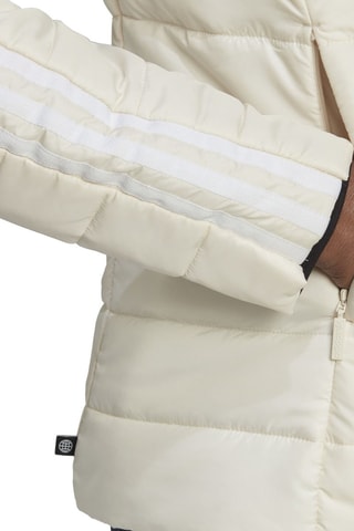 Gewatteerde Jas met Capuchon Premium- Ecru